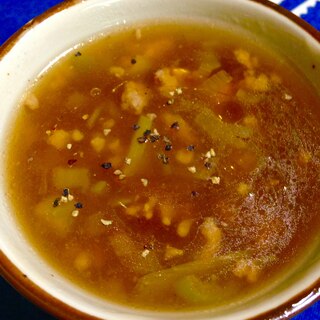 寒い日に♪トロトロ中華スープ♪